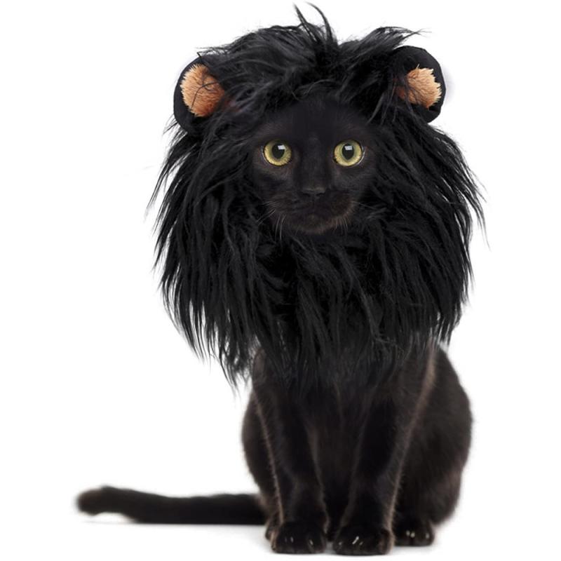 Pet Lion Hairwear Cute Dog Cat Headgear Hat Creative Pet Accessories Dog Cat Headgear Supplies Cat Dog Costume Lion Headdress