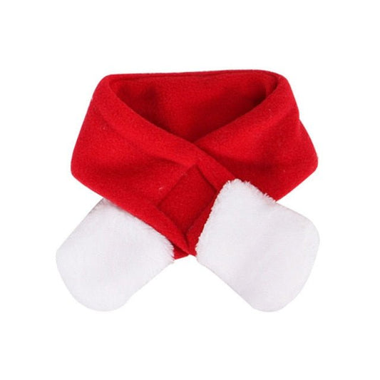 Christmas Hat and Scarf Set For Cat Dog Puppy Christmas Clothes Costumes Gift Xmas Santa Red Pet Costume Winter 2021 New Year