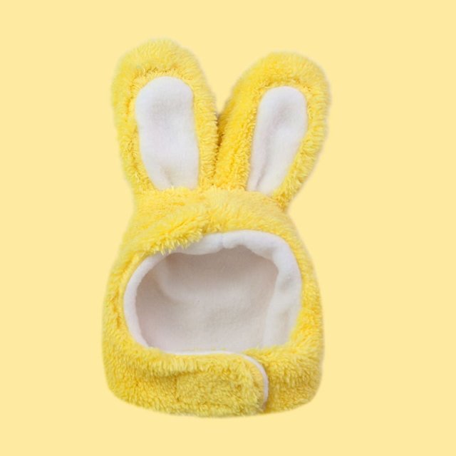 Cute Cat Headgear Bunny Drag Hat Cat Dog Headwear Costume Performance PhotoProps Funny Pet Hat Rabbit Ears Cosplay Warm Hood