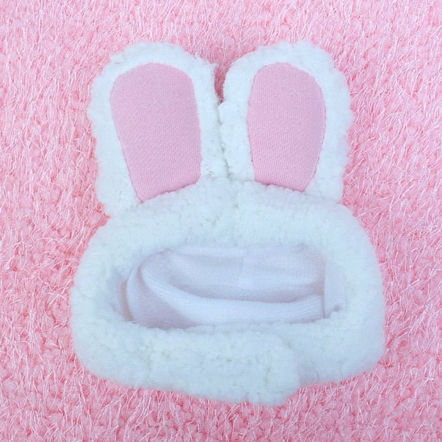 Funny Easter Cute Plush Costume Easter Cap Bunny Headdress Rabbit Hat With Ears For Cats And Small Dogs Hat Pet Products 2021