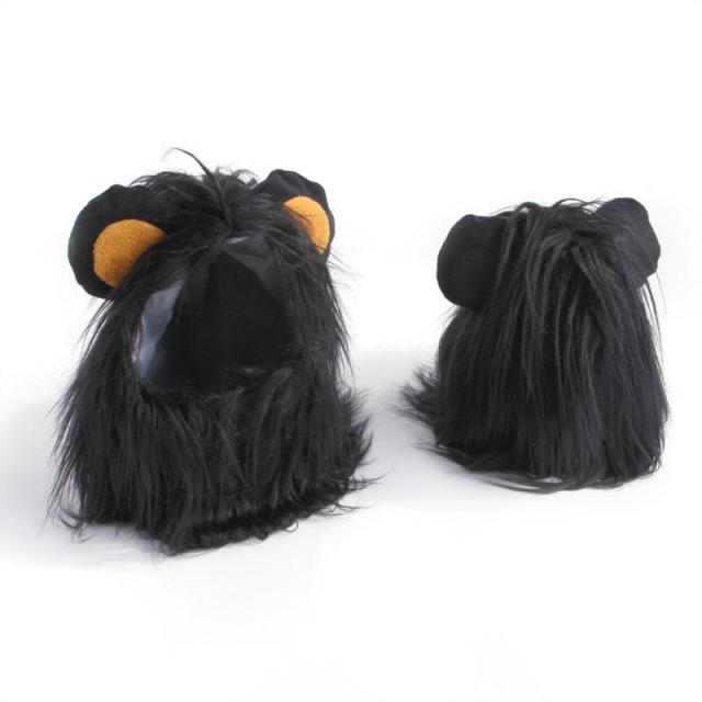 Pet Lion Hairwear Cute Dog Cat Headgear Hat Creative Pet Accessories Dog Cat Headgear Supplies Cat Dog Costume Lion Headdress