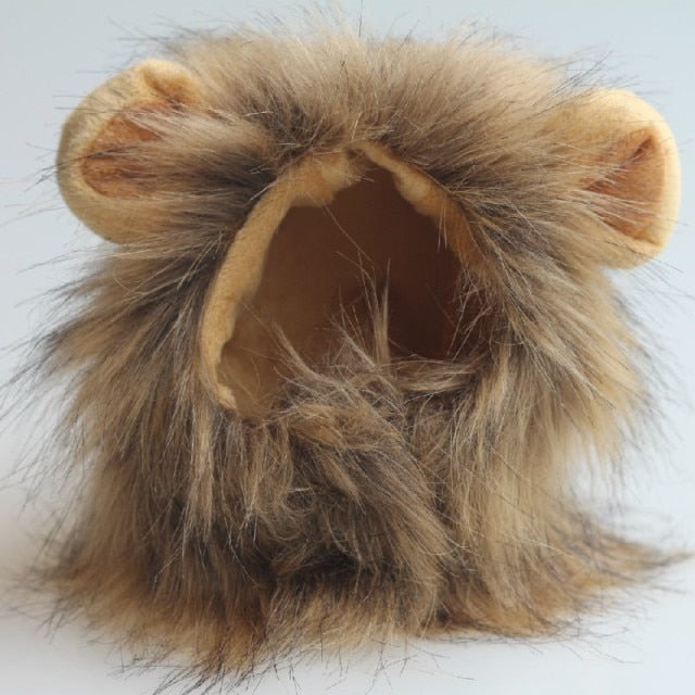 Cat Clothes Lion Wig Pet Dog Christmas Costumes  Cosplay Halloween Suit Catrina  Chats Mascots Winter Dress Dog Fancy Dress Hat