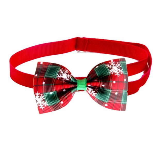 Dog Bell Bow Tie Cat Collar Christmas Hat Scarf Christmas Fleece Set Halloween Pet Costume Pet Accessories