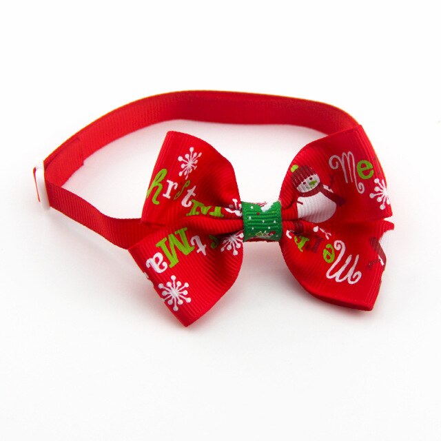 Dog Bell Bow Tie Cat Collar Christmas Hat Scarf Christmas Fleece Set Halloween Pet Costume Pet Accessories