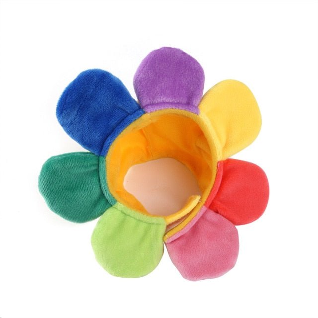 Funny Hat for Cat Sunflower Dress Up Costume Pet Hat Christmas Cosplay Keep Warm Headwear Dogs Hats Puppy Accessories for Cats
