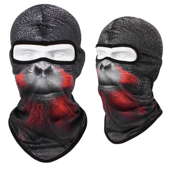 New 3D Cat Dog Cute Animal Balaclava Motorcycle Motocross Moto Skiing Snowboard Hat Helmet Liner Biker Face Cap Cycling Headgear